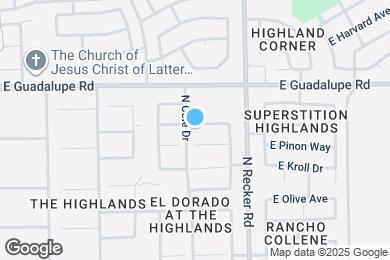 Map image of the property - 3901 E Barbarita Ave
