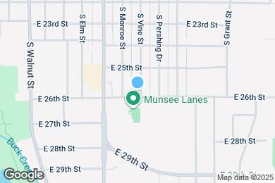 Map image of the property - 3219 S Vine St