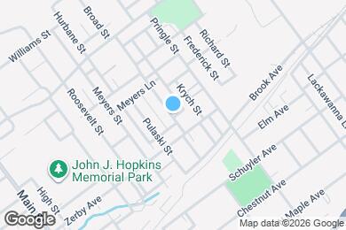 Map image of the property - 25 Penn St