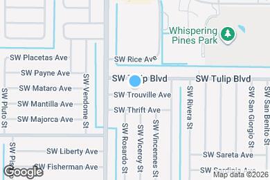 Map image of the property - 849 SW Trouville Ave
