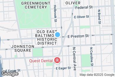 Map image of the property - 1101 E Preston St