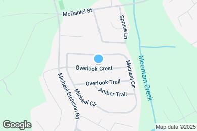 Map image of the property - 723 Overlook Crest