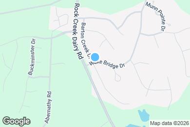 Map image of the property - 6709 Barton Creek Dr