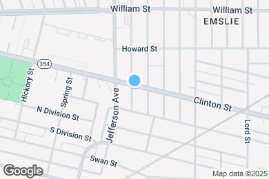 Map image of the property - 583 Clinton St