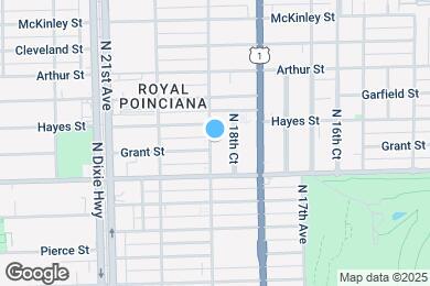Map image of the property - 1007 N 19th Ave