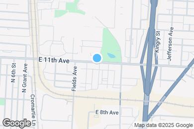 Map image of the property - 631 E 11th Ave