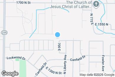Map image of the property - 1463 N Madison Ave