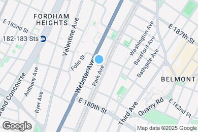 Map image of the property - 4465 Park Ave