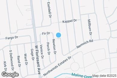 Map image of the property - 9749 Dennis Dr