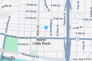 Map image of the property - 201 E 4th St