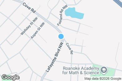 Map image of the property - 1566 Lafayette Blvd NW