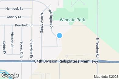 Map image of the property - 527 Wellington Dr