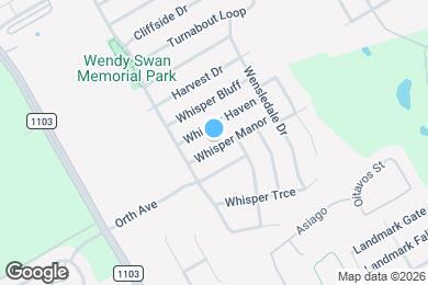 Map image of the property - 3329 Whisper Manor