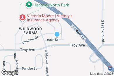 Map image of the property - 8024 Bach Dr