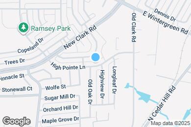 Map image of the property - 156 High Pointe Ln