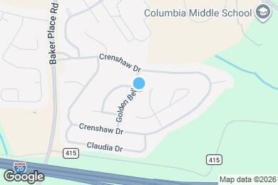 Map image of the property - 912 Golden Bell Ln