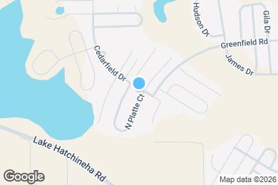 Map image of the property - 1202 N Platte Ct