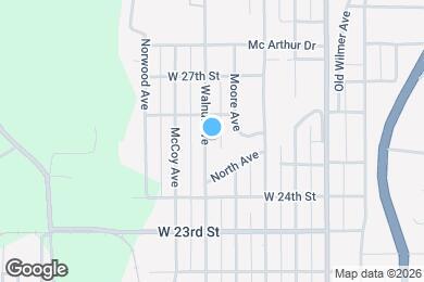 Map image of the property - 2427 Walnut Ave