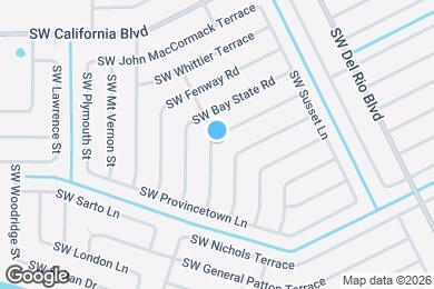 Map image of the property - 1002 SW Longfellow Rd