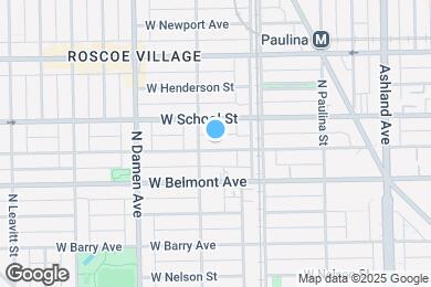 Map image of the property - 1834 W Melrose St