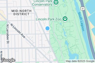 Map image of the property - 2100 N Lincoln Park W