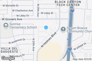 Map image of the property - 2824 W Angela Dr