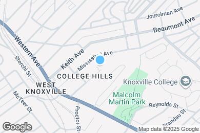 Map image of the property - 2103 Major Ave