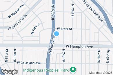 Map image of the property - 4834 N 76th St