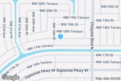 Map image of the property - 1734 NW 18th St