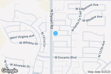 Map image of the property - 12913 W Sheridan St