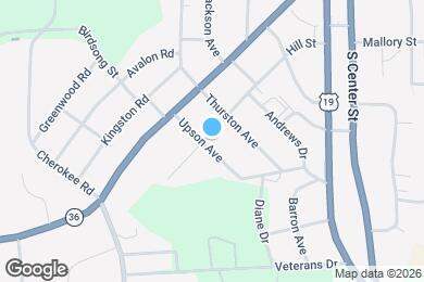 Map image of the property - 606 Hill St