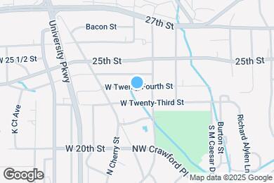 Map image of the property - 420 E Twenty-Fifth St