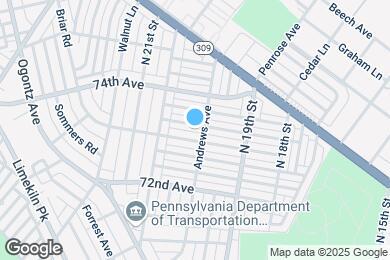 Map image of the property - 1958 Ashley St