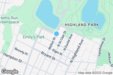 Map image of the property - 1418 Mellon St