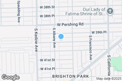 Map image of the property - 3038 W 40th St