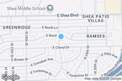 Map image of the property - 10221 N 28th St