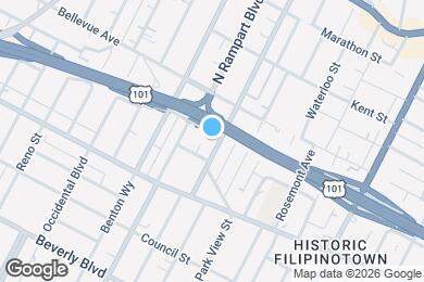 Map image of the property - 419 N Coronado St
