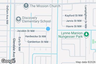 Map image of the property - 1197 Gallatin Ave NW