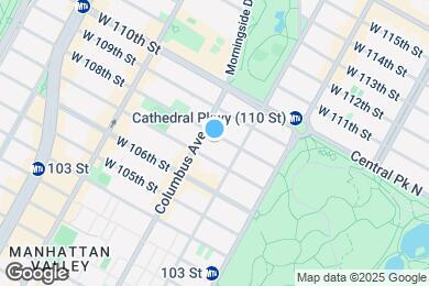 Map image of the property - 72 W 108th St
