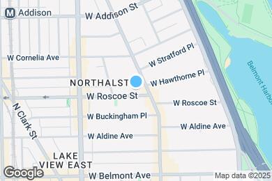 Map image of the property - 630 W Roscoe St