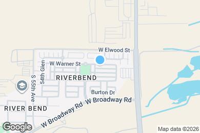 Map image of the property - 5211 W Warner St