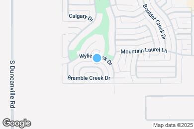 Map image of the property - 1621 Cattail Creek Dr