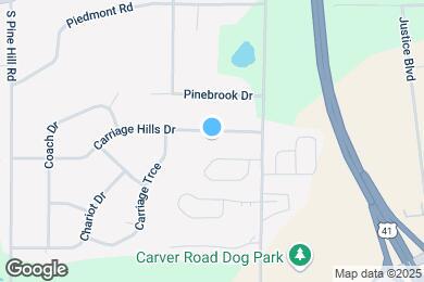 Map image of the property - 1612 Carriage Hills Dr
