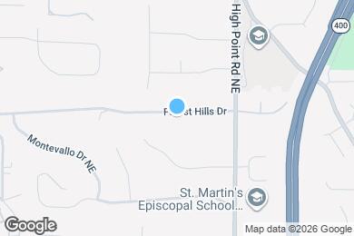 Map image of the property - 505 Forest Hills Dr
