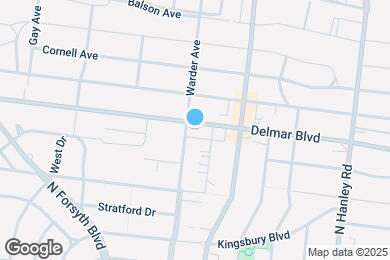 Map image of the property - 7742 Delmar Blvd