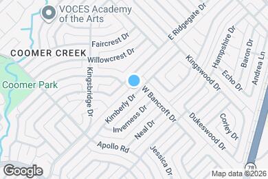 Map image of the property - 2521 Kimberly Dr
