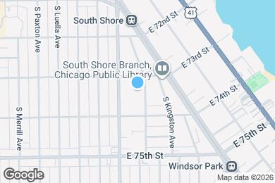 Map image of the property - 7320 S Phillips Ave