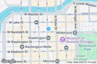 Map image of the property - 41 W Randolph St