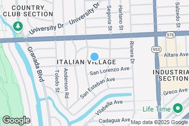 Map image of the property - 634 Altara Ave