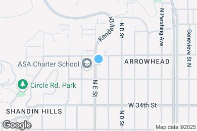 Map image of the property - 3565 N E St
